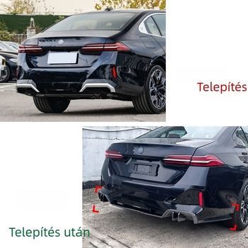MP hátsó lip spoiler BMW 5 Series I5 G60 M Sport Overseas Edition – ABS anyag, hátsó szélhez szerelés, 2024+