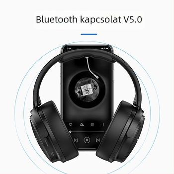 Awei vezeték nélküli gaming fejhallgató Bluetooth 5.0, összecsukható, 40 mm meghajtókkal, over-ear, akkumulátor élettartam 4–8 óra, IPX4