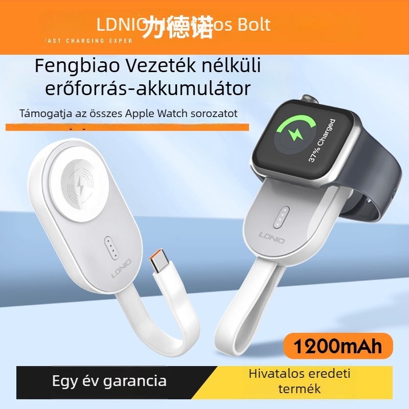 LDNIO Apple Watch Vezeték nélküli töltő S9 Ultra mágneses töltés 2.5W 1A
