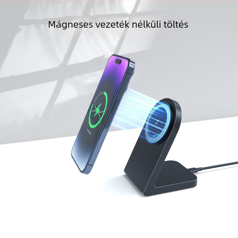 Függőleges Vezeték Nélküli Töltő Qi 2.2, 25W, 16/17 Sorozat, Mágneses Töltés, Kimenő Áram 1.67A