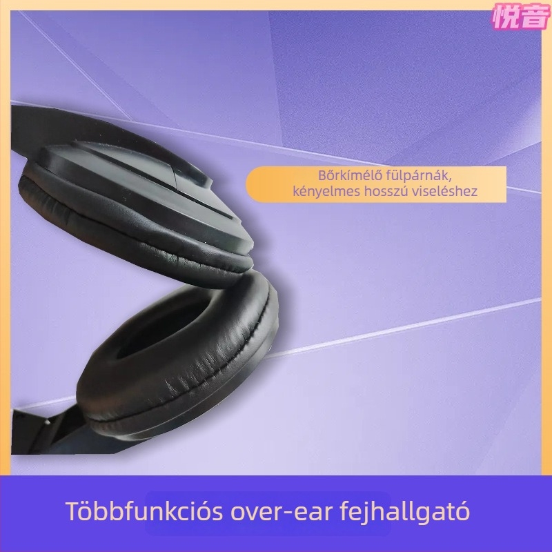 Fejhallgató fejre illeszkedő, vezetékes, 3,5 mm jack, PVC kábel, modell 750, sportos használatra