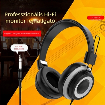 Vezetékes monitor fejhallgató hangszerhez, 40 mm meghajtó, 20–20000 Hz, 3,5/6,3 mm csatlakozó, 1,5 m kábel, mikrofon nélkül