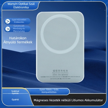 MagSafe mágneses vezeték nélküli töltő PD gyors töltés 5W/15W 2A CE Apple/Android