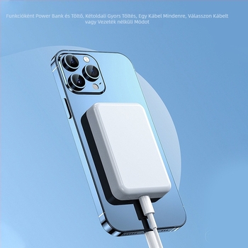 MagSafe mágneses vezeték nélküli töltő PD gyors töltés 5W/15W 2A CE Apple/Android