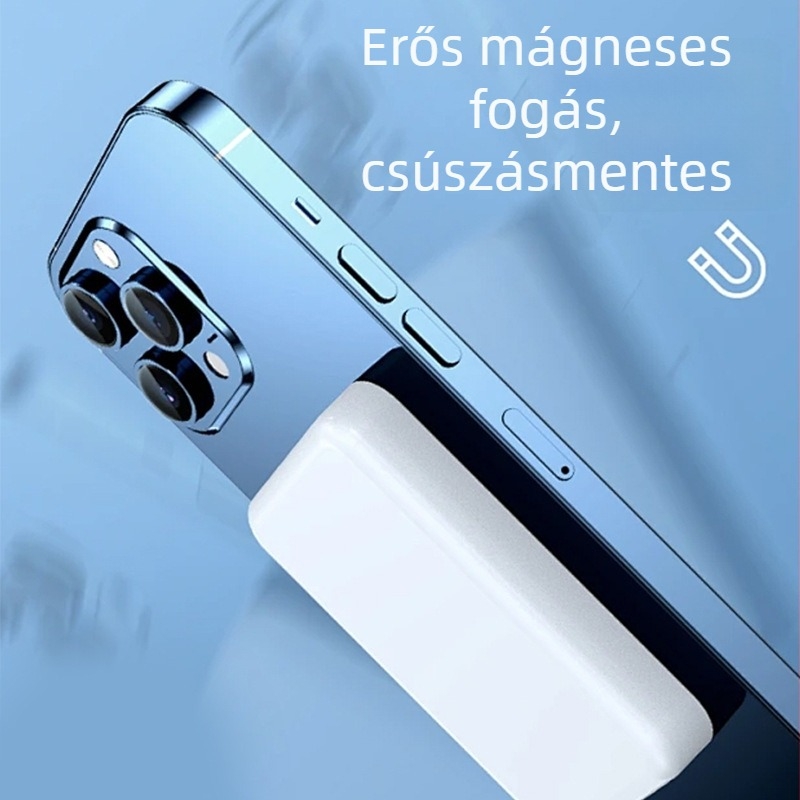MagSafe mágneses vezeték nélküli töltő PD gyors töltés 5W/15W 2A CE Apple/Android