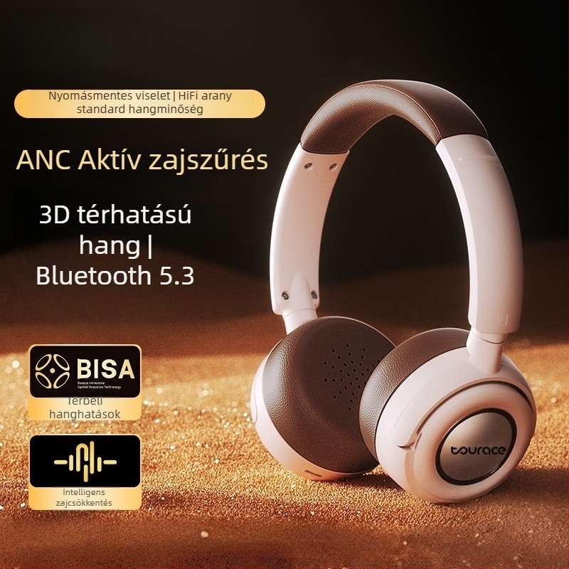 2025 Bluetooth fejhallgató, aktív zajcsökkentés, kétoldali sztereó, vezeték nélküli, játékhoz és mobil eszközökhöz