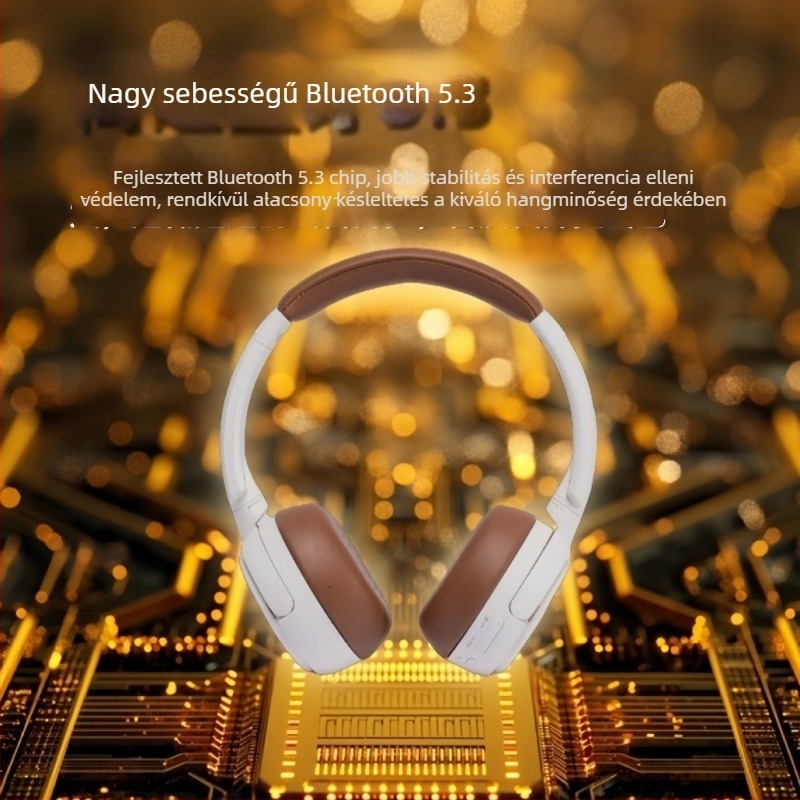 2025 Bluetooth fejhallgató, aktív zajcsökkentés, kétoldali sztereó, vezeték nélküli, játékhoz és mobil eszközökhöz