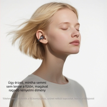 Csontvezetéses fejhallgató, 32 GB memória, hosszú akkumulátor-üzemidő, Bluetooth 6.0, sztereó hang, fejre viselhető