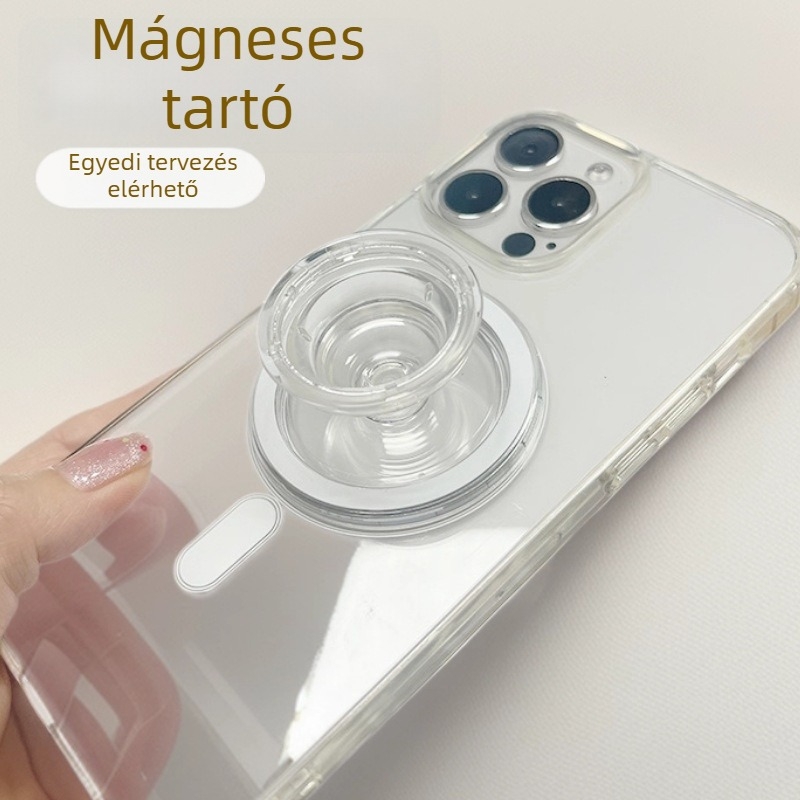 MagSafe mágneses telefonállvány - akril anyagból, egyszerű stílus, testreszabhatóság támogatott