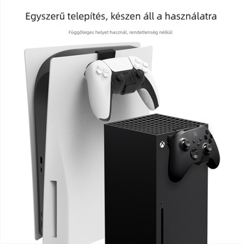 PS5/XSX fejhallgató és kiegészítő tároló állvány – ABS, 2 darab