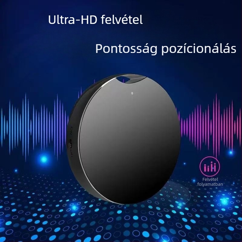Felvételi toll – egygombos felvétel, TF-kártya, USB 2.0, 10 m felvételi távolság, Li-Po akkumulátor