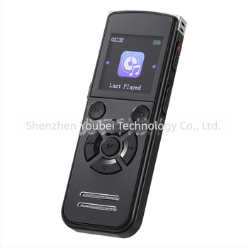 Digitális hangrögzítő egy kattintásos felvétellel és MP3 lejátszóval ( WAV formátum, 4500 perc felvételi idő, TF memóriakártya, USB 2.0)