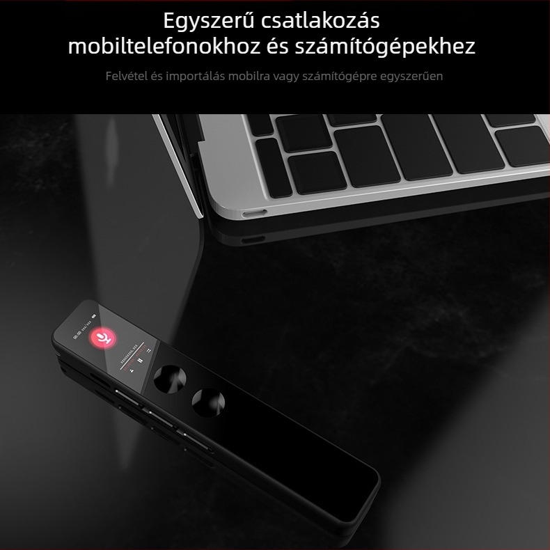 MP3 felvevő toll színes TFT képernyővel, HD zajcsökkentéssel, hordozható felvevő diákoknak és üzleti megbeszélésekhez