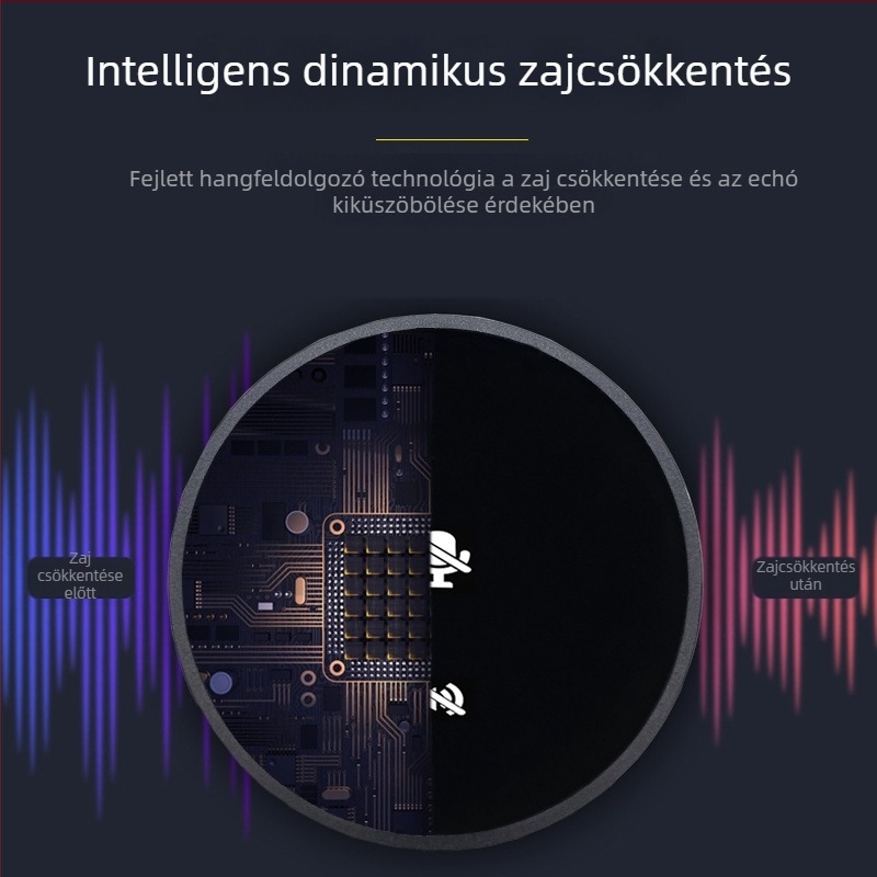 Video-konferencia omnidirekcionális mikrofon USB-vel PC/Laptophoz, Bluetooth 5.0, 60 Hz–15 kHz, SNR ≥60 dB