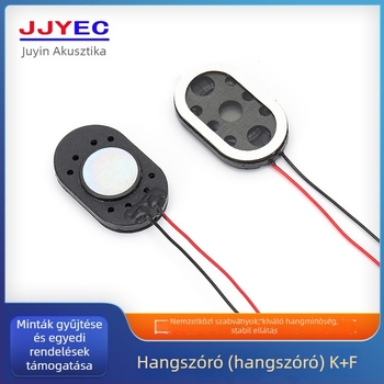 Jujiayin JJY-2415-1-1 ovális hangsugárzó meghajtó, 0.8W, 8Ω, membrán papírtól mentes, belső mágneses kör, érzékenység 88dB