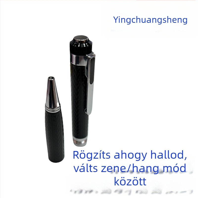 Hordozható hangrögzítő toll HD zajcsökkentéssel, IC-rekorder, MP3 lejátszó