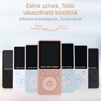 MP4 lejátszó HD kijelzővel, AMV videó, MP3/WMA hang, USB 2.0, TF-kártya támogatás