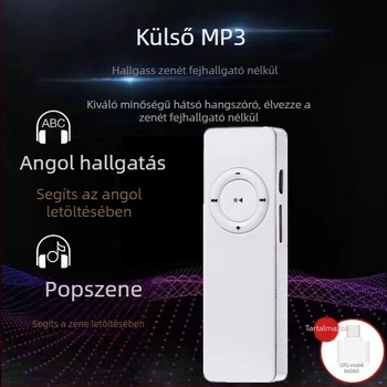 Hordozható Bluetooth MP3 hangszóró TF-kártya támogatással, USB 2.0, 3.5 mm bemenet