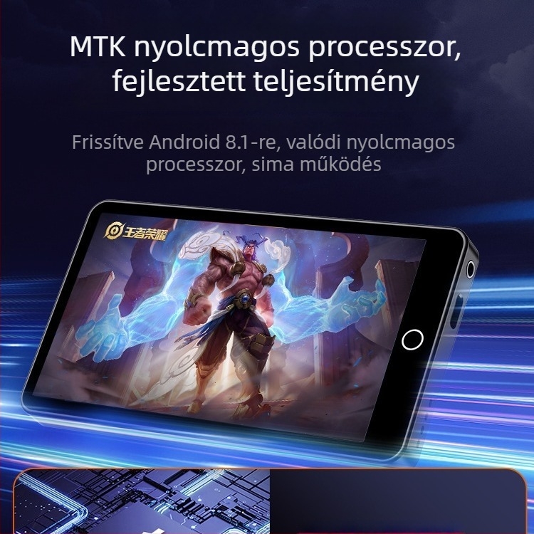 M500 Multimédia Lejátszó WiFi-vel, HD Kijelzővel, USB 2.0-val, Bluetooth és Kamera