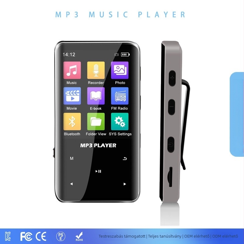 MB06 Bluetooth MP3 lejátszó TF-kártya támogatással, MP3/WMA, FM rádió és e-könyv olvasás