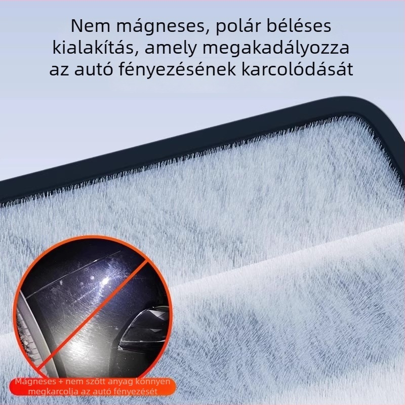 Autófélfedél napvédő és hőszigetelő tulajdonságokkal, univerzálisan vastagított minden évszakra
