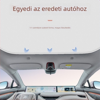 Packard tetőablak napvédő roló – háló anyag, Snap-in rögzítés, tetőre, általános használat