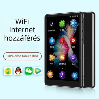5 hüvelykes Android hordozható médialejátszó Wi‑Fi-vel, MP4/MP3, Bluetooth, e-könyv olvasás