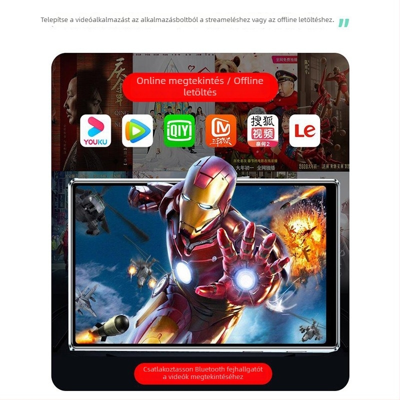 Passat M9 Android zenei lejátszó, 4,0 hüvelykes érintőképernyő, Wi-Fi, Bluetooth, MP3/4/5/6, FM rádió, TF-kártya, angol nyelvi támogatás