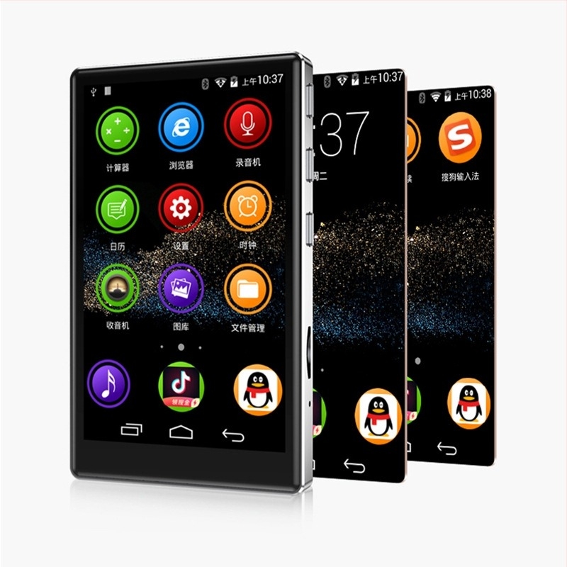 Passat M9 Android zenei lejátszó, 4,0 hüvelykes érintőképernyő, Wi-Fi, Bluetooth, MP3/4/5/6, FM rádió, TF-kártya, angol nyelvi támogatás