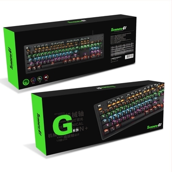 Gaming billentyűzet, 104 gombos, kábeles, csuklótámasz, modell W9528