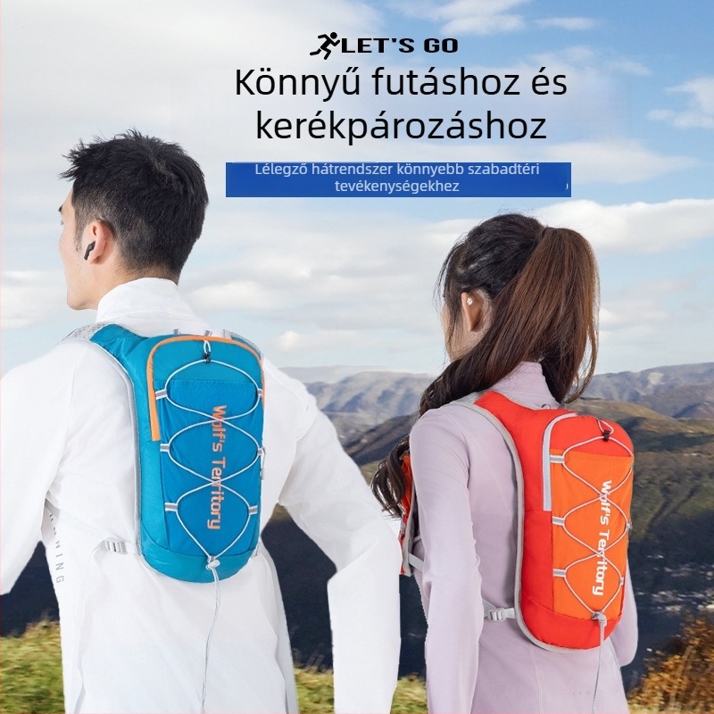 Kültéri multifunkcionális hátizsák — vízálló, könnyű nejlon kivitel, uniszex, 10 hüvelykes laptop kompatibilis