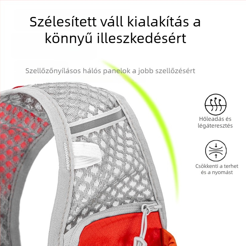 Kültéri multifunkcionális hátizsák — vízálló, könnyű nejlon kivitel, uniszex, 10 hüvelykes laptop kompatibilis