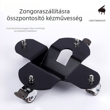 Nagy zongora szállító kocsi segékkerekekkel