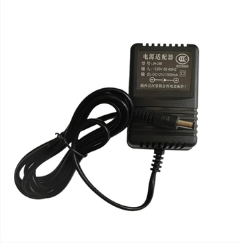 Elektronikus billentyűzet tápegység JH-248, 12V 500mA, Golden Glow
