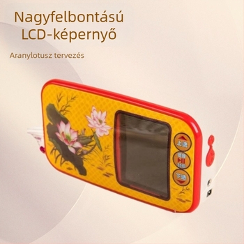 Kiadó hordozható hangszóró LCD-kijelzővel, 2-csatornás sztereó, 5W kimenet, 100 Hz-20 kHz frekvenciatartomány, 6 órás lejátszás, Qa-223