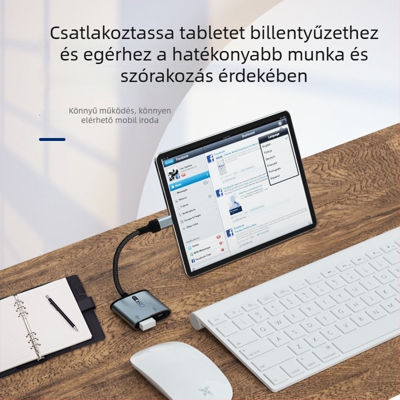 HCINOO MH356 OTG Lightning–USB 3.0 adapter Apple iPhone és iPad készülékekhez