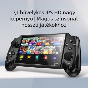 Xinyewang retro hordozható játékkonzol – PSP-stílus, 2 játékos aréna, GBA/NES/FC kompatibilis, USB interfész, MP4 lejátszó