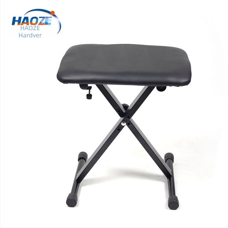Music Companion Összecsukható szék elektronikus orgánus rackhez — fém-bőr kivitel, modell Folding Chair