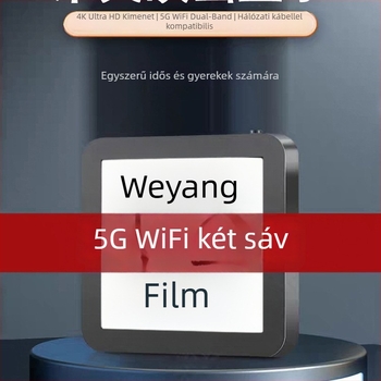 TV Box 4K 5G WiFi-vel, Bluetooth távirányító, modell S905l3 (3840x2160, 128 MB RAM, HDMI/AV/USB/WiFi)