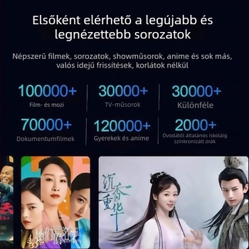 Androidos TV Box Hisense processzorral, 1GB RAM, 8GB tárhely, 4K kimenet