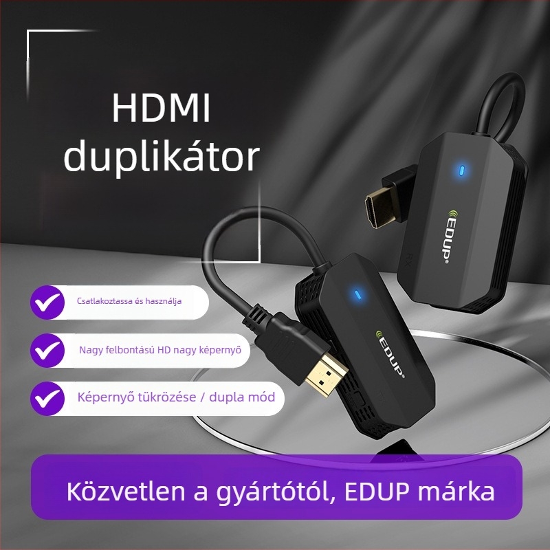 EDUP WD9905 Vezeték nélküli HDMI-hosszabbító – 1080p Vezeték nélküli kijelző HDMI-n keresztül, HD hang