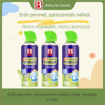Magasnyomású sűrített levegő tartály számítógépek, billentyűzetek, mobiltelefonok és kamerák tisztítására