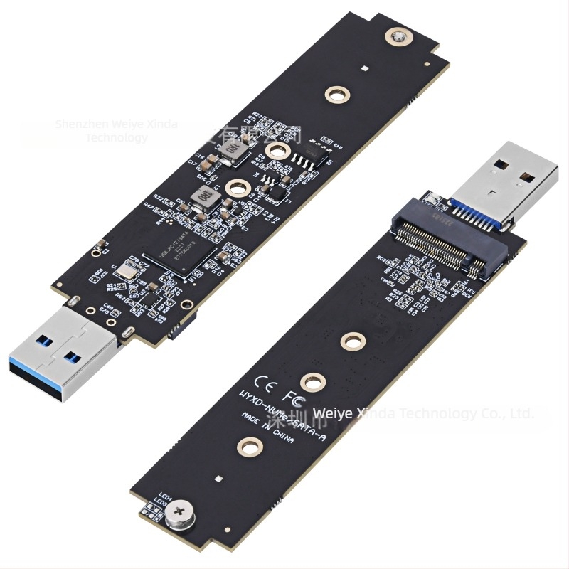 Yesunion M2008 M.2 NVMe PCIe USB 3.2 Gen 2 Type-A adapter, RTL9210B vezérlő, plug-in kártya, 2 TB-ig támogatás