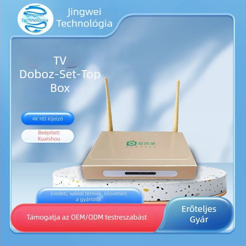 K6 okos TV box – 4K Android, 8GB belső tárhely, 1GB RAM, HDMI