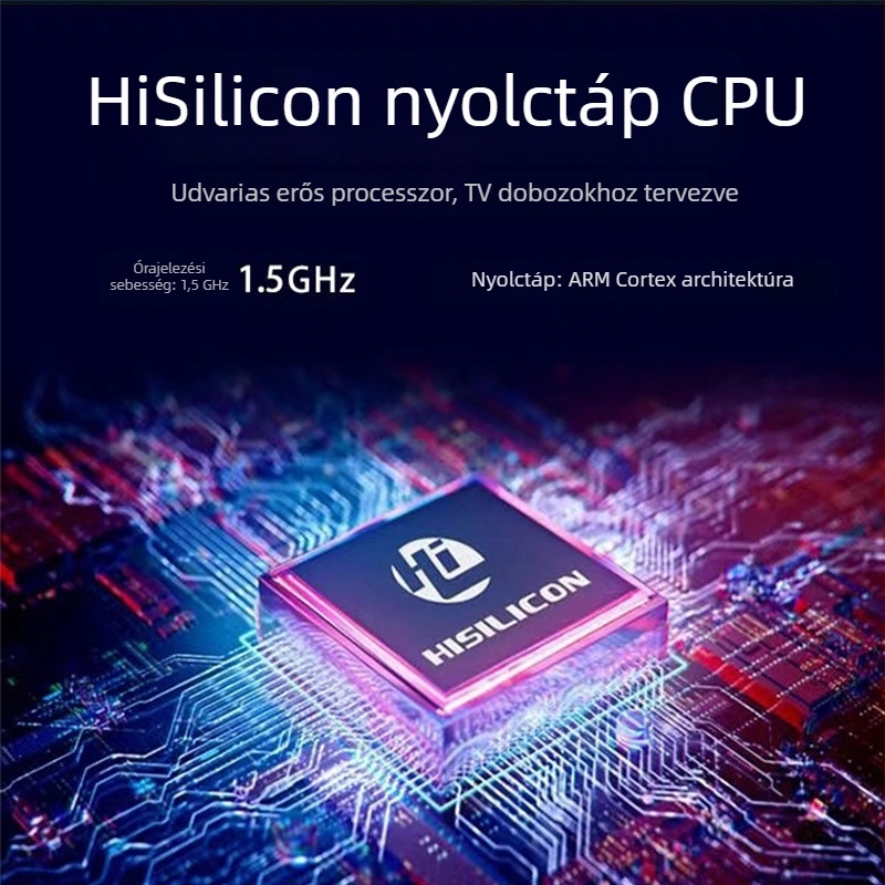 K6 okos TV box – 4K Android, 8GB belső tárhely, 1GB RAM, HDMI