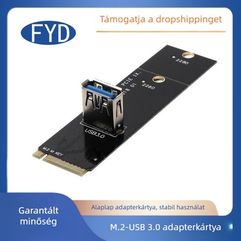 M.2 USB 3.0 PCIe adapterkártya