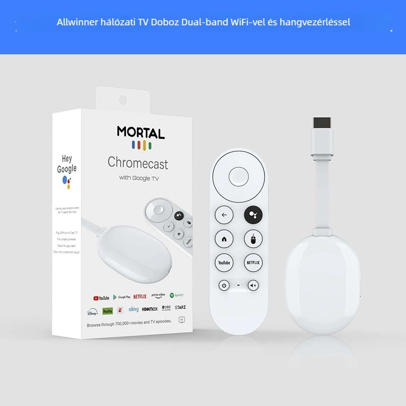 Set-top box Q2 Ultra, Allwinner H313, Android, 1080p, duál-sávos Wi-Fi, hangalapú távirányító