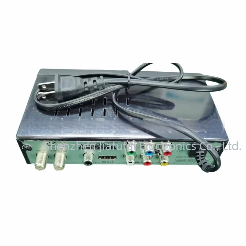 DVB-T2 ISDB-T set-top box, 1080p, 512MB RAM, ECOS OS, GX chipset, USB és Wi-Fi, AV kimenet
