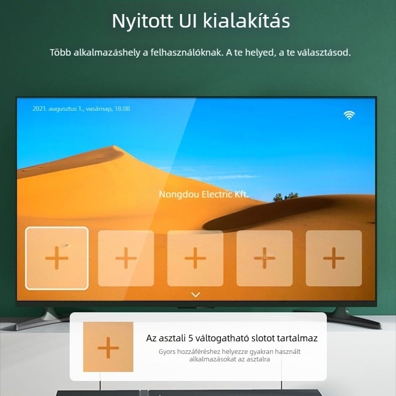 T8 Vezeték nélküli HD Set-Top Box Wi‑Fi-vel és Okos Projektáció