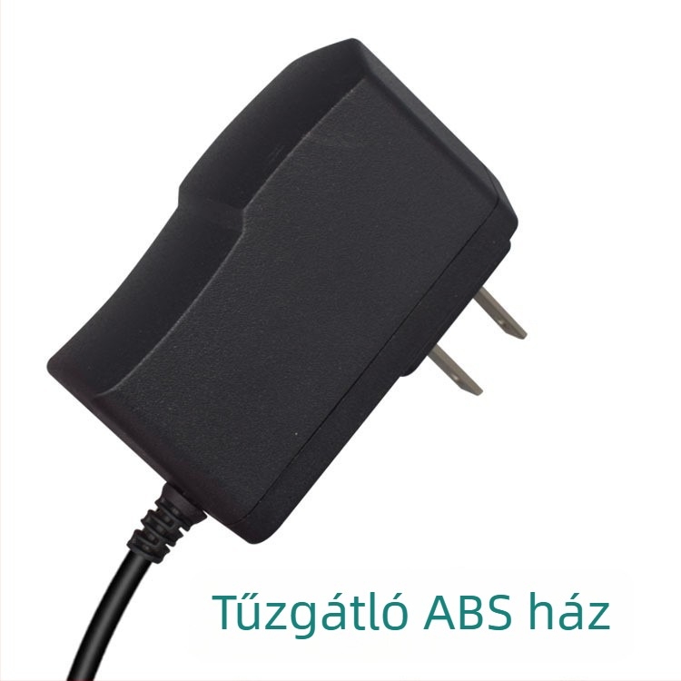 12V 1,5A tápegység útválasztókhoz, megfigyelő kamerákhoz, LED-szalagokhoz, LCD monitorokhoz, set-top boxokhoz és modemekhez – bemenet 100-240V, OEM elérhető